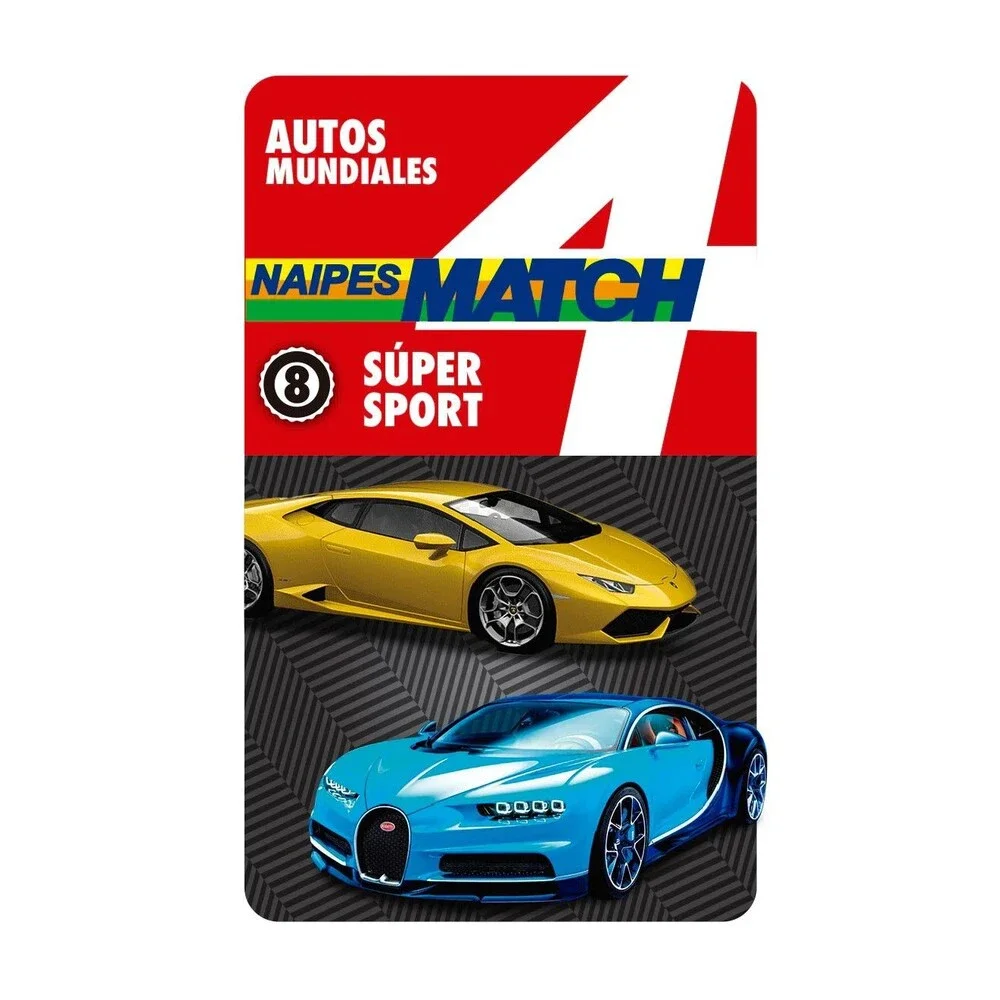 Autos Mundiales Super Sport Match4 Argentina Cards Collectible Deck x32 | NEW